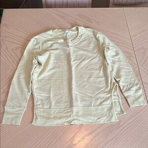 Daily Ritual Womens Soft Yellow Sweatshirt 💜